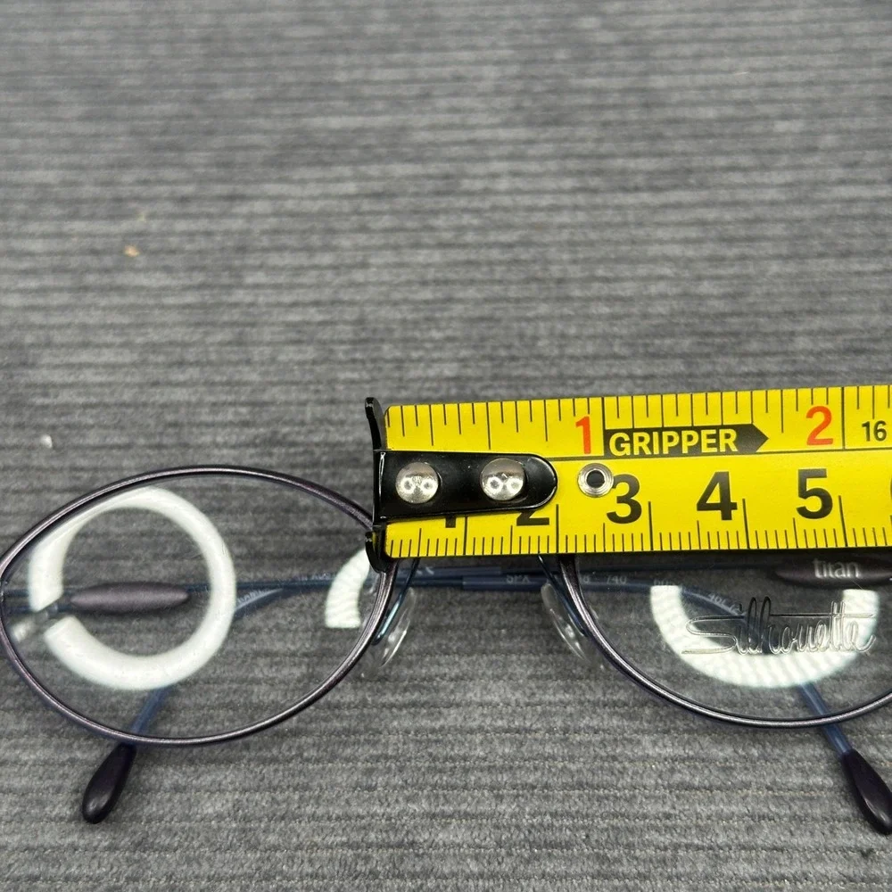Silhouette SPX M 1948 Titan Y2K Eyeglasses Purple Blue Frames‎ Austria 46-21-135